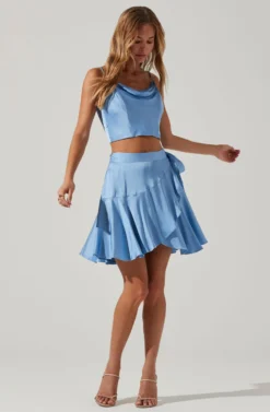 Ellery Ruffle Mini Skirt 20 Ellery Ruffle Mini Skirt -Larana Style Shop ACS9122 SKYBLUE 2 scaled