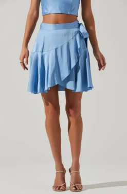Ellery Ruffle Mini Skirt 19 Ellery Ruffle Mini Skirt -Larana Style Shop ACS9122 SKYBLUE 3 scaled