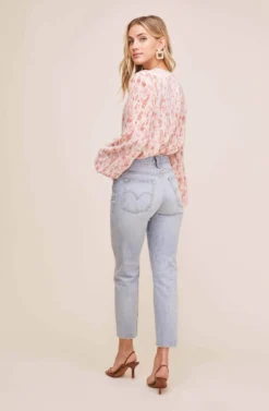 Long Sleeve Plisse Tie Dye Bodysuit -Larana Style Shop ACT13115B PINK TIE DYE 4 scaled