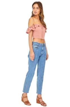 Abella Off Shoulder Top 10 Abella Off Shoulder Top -Larana Style Shop ACT13180 CARNATION PINK 02 scaled