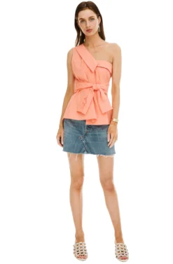 Sammie Top -Larana Style Shop ACT13537 TANGERINE 01 scaled