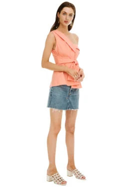 Sammie Top -Larana Style Shop ACT13537 TANGERINE 02 scaled