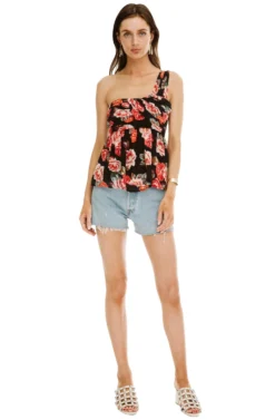 Brielle Top 13 Brielle Top -Larana Style Shop ACT13608 BLACK MULTI FLORAL 01 scaled
