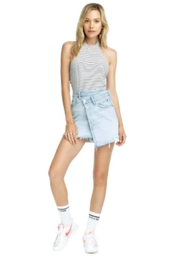 Devon Striped Halter Bodysuit 8 Devon Striped Halter Bodysuit -Larana Style Shop ACT15298 WHITE BLACK STRIPE 1 scaled