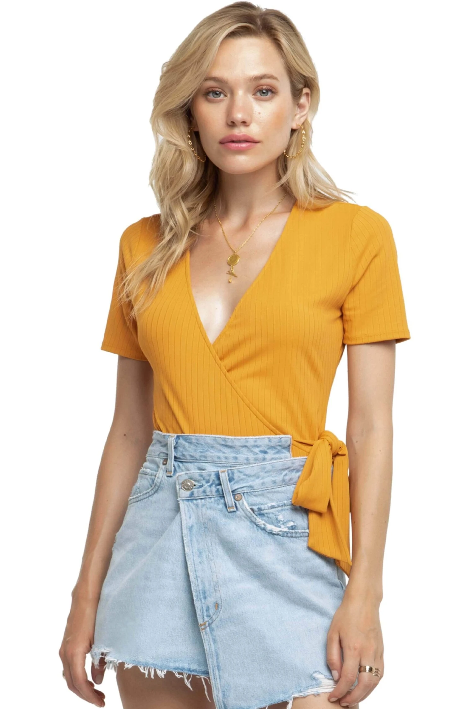 Wyatt Wrap Bodysuit 1 Wyatt Wrap Bodysuit