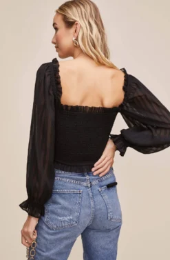 Teri Smocked Top 25 Teri Smocked Top -Larana Style Shop ACT15397B BLACK 4 e96fe374 bc9e 408a b707 ef45bc8ea657 scaled