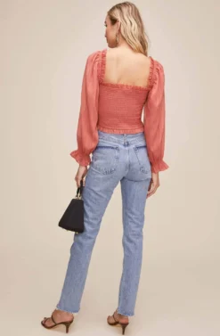 Teri Smocked Top 16 Teri Smocked Top -Larana Style Shop ACT15397B CORAL 4 ad85cbec c323 4ff3 9d18 5f78ba6c925f scaled