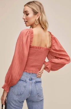 Teri Smocked Top 17 Teri Smocked Top -Larana Style Shop ACT15397B CORAL 5 cae3eb50 abe6 4985 872e 58fc70dcca0d scaled