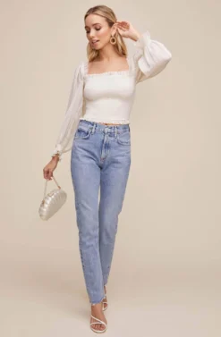 Teri Smocked Top 19 Teri Smocked Top -Larana Style Shop ACT15397B IVORY 1 2ef80fb7 3ace 446d b573 b585fc5f5965 scaled