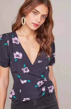 Malia Floral Print Top