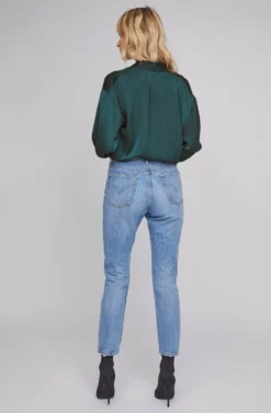 Yvette Wrap Bodysuit 20 Yvette Wrap Bodysuit -Larana Style Shop ACT15601B SPRUCE GREEN 3 scaled