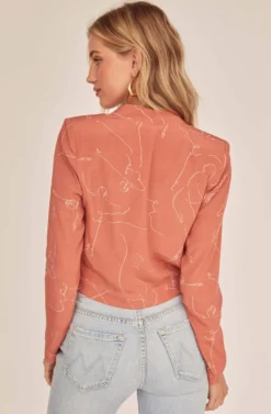 Haiku Wrap Top -Larana Style Shop ACT15700 CLAY BALLET SKETCH 4A scaled