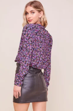 Katniss Long Sleeve Top -Larana Style Shop ACT16456 PURPLE NAVYMULTI 4 scaled