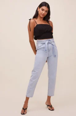 Aracely Smocked Crop Top 15 Aracely Smocked Crop Top -Larana Style Shop ACT16607 BLACK 5 scaled