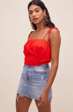 Aracely Smocked Crop Top 18 Aracely Smocked Crop Top -Larana Style Shop ACT16607 CHERRY 5 scaled