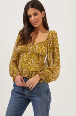 Concord Floral Long Sleeve Top