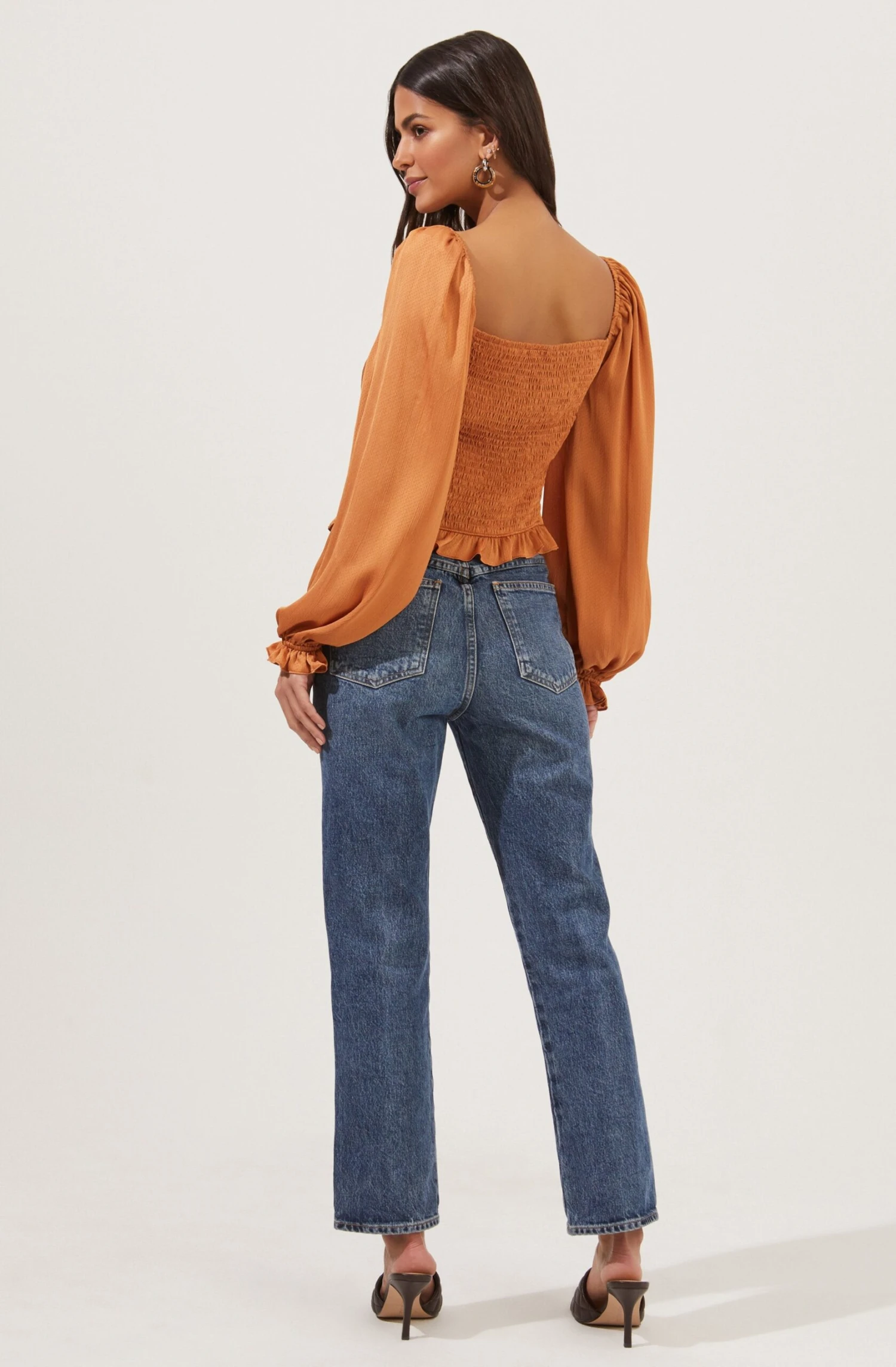 Love Song Ruched Frill Puff Sleeve Top 3 Love Song Ruched Frill Puff Sleeve Top - Image 3