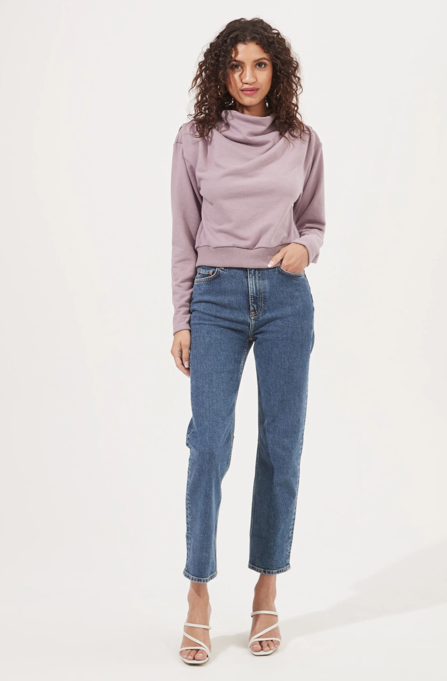 Alessi Cowl Neck Sweatshirt 4 Alessi Cowl Neck Sweatshirt - Image 4