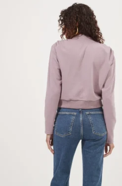 Alessi Cowl Neck Sweatshirt 17 Alessi Cowl Neck Sweatshirt -Larana Style Shop ACT16859 PALEPURPLE 5 scaled