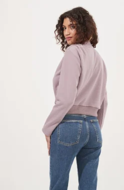 Alessi Cowl Neck Sweatshirt 16 Alessi Cowl Neck Sweatshirt -Larana Style Shop ACT16859 PALEPURPLE 6 scaled