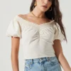 Delano Off Shoulder Puff Sleeve Top