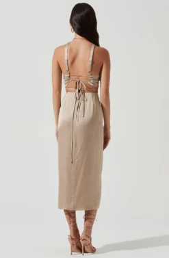 Robin Tie Waist Cutout Midi Skirt -Larana Style Shop ACT17181 KHAKI 1939 de5f61c3 2a6e 4b60 b270 f88dfd19d30a scaled