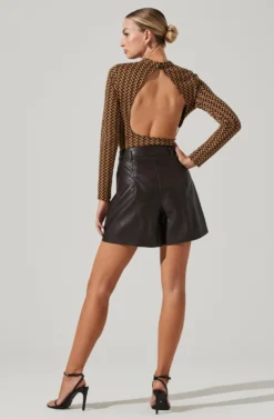 Capree Chevron Open Back Long Sleeve Bodysuit 11 Capree Chevron Open Back Long Sleeve Bodysuit -Larana Style Shop ACT17343 MUSTARDMULTICHEVRON 14781 scaled