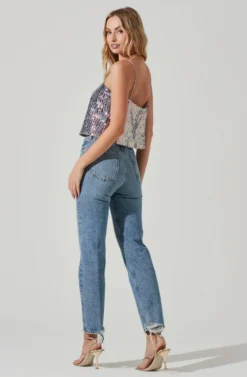 Luxoria Flower Sequin Top -Larana Style Shop ACT17424 LILAC 6 f869356f 8986 4b56 bc2f e25f2174ad56 scaled