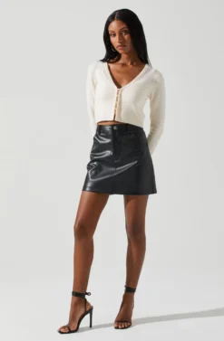 Melissa Pearl Embellished Cardigan Sweater -Larana Style Shop ACT17475P CREAM 3 scaled