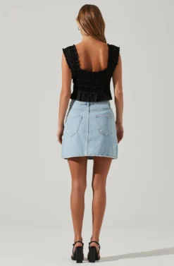 Rosita Smocked Top 13 Rosita Smocked Top -Larana Style Shop ACT17543VR BLACK 5 scaled