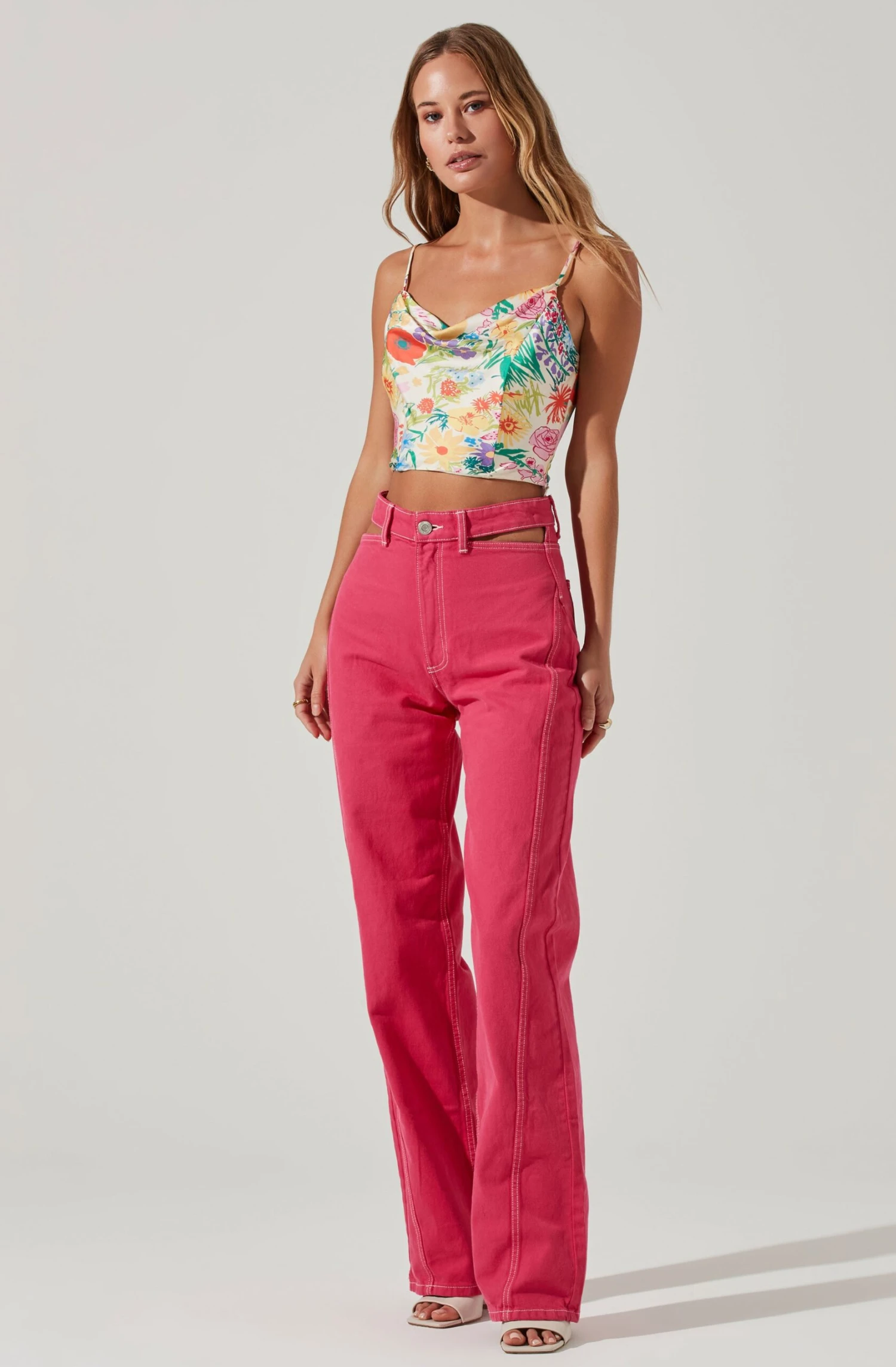 Ellery Floral Crop Top 2 Ellery Floral Crop Top - Image 2