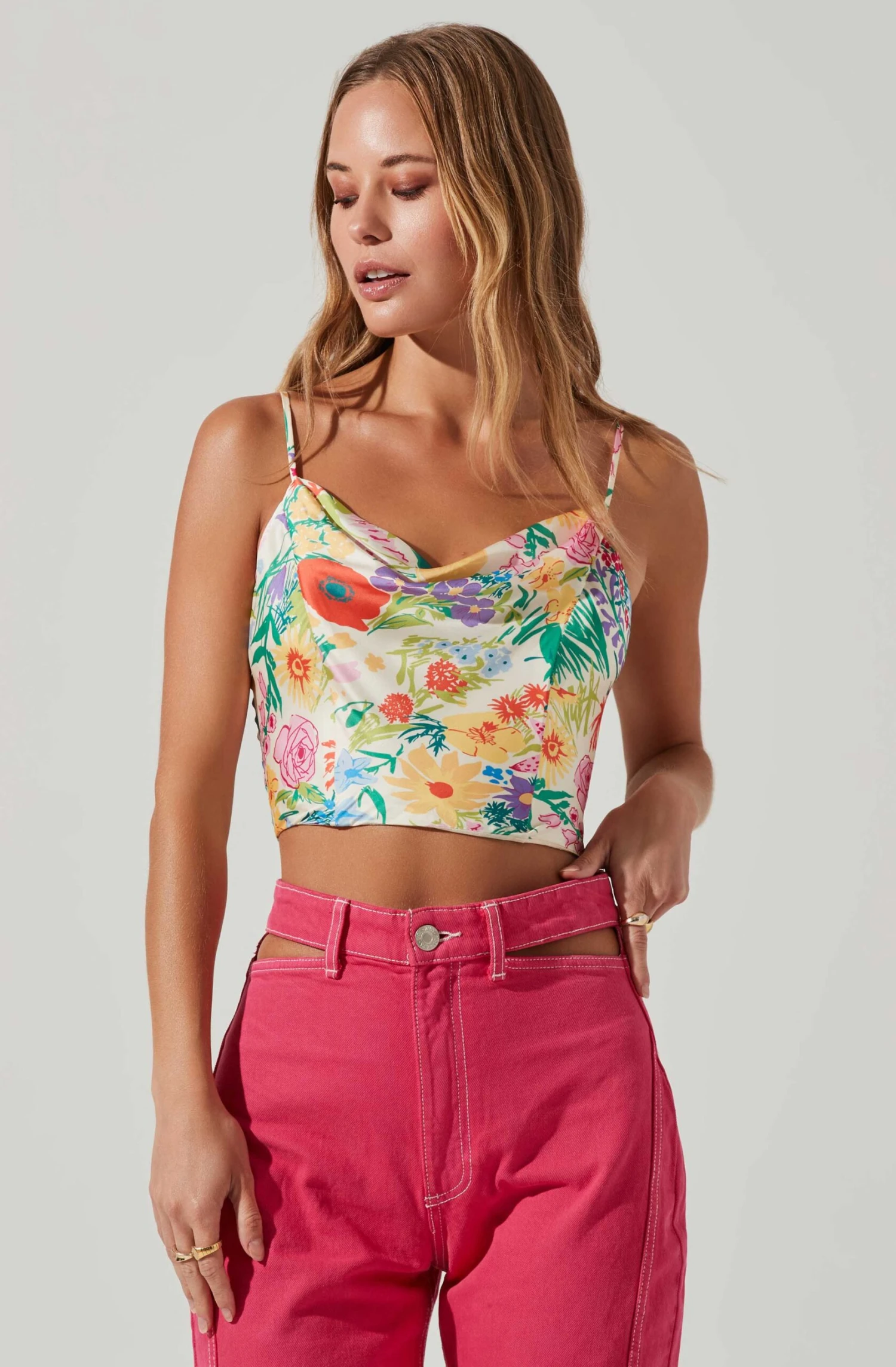 Ellery Floral Crop Top 1 Ellery Floral Crop Top