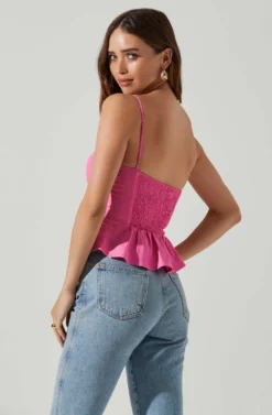 Rhoda Pleated Top -Larana Style Shop ACT17771 PINK 4 5be9c06c 593e 4327 979c 6cf7398ee119 scaled