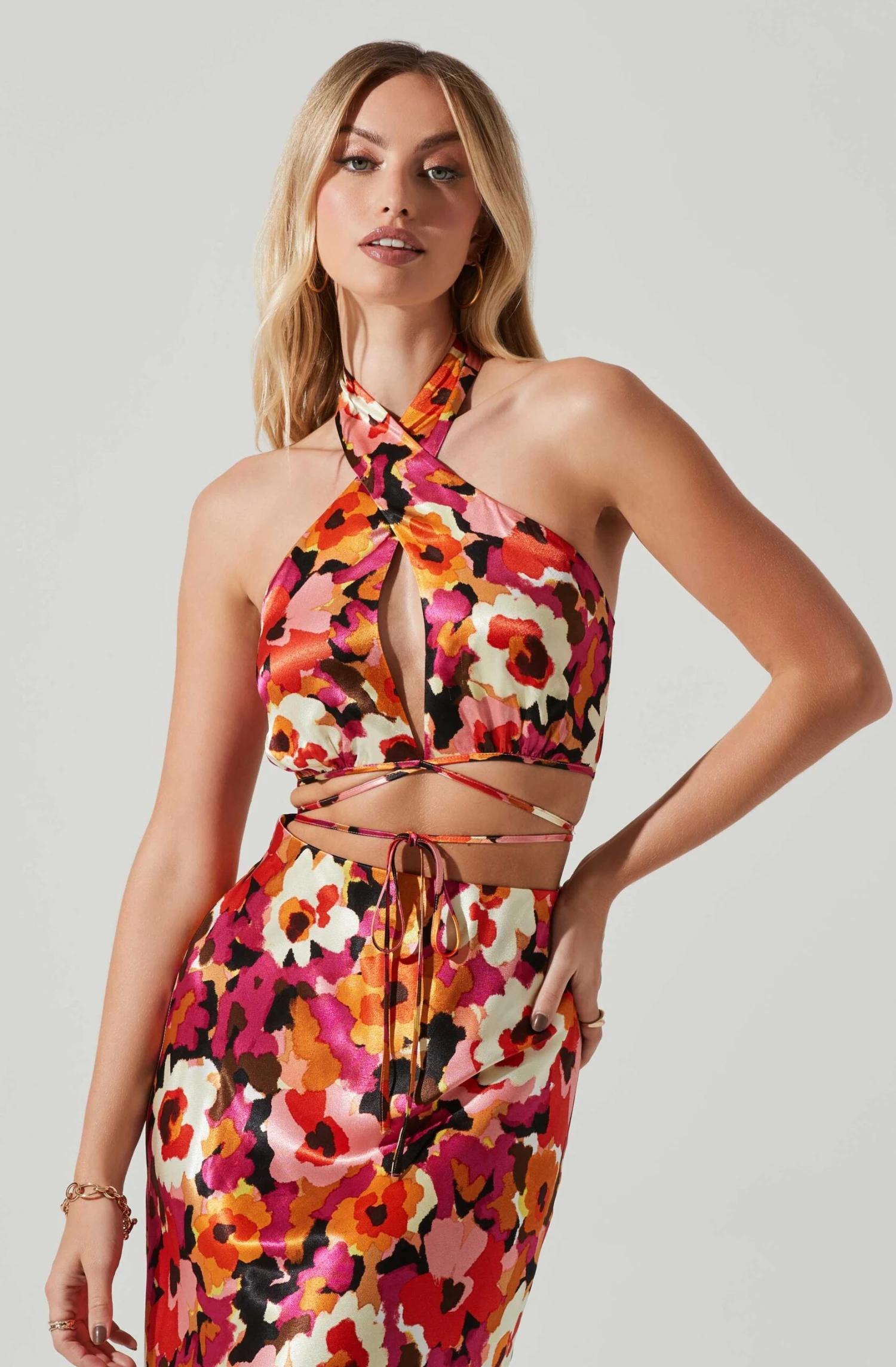 Adonia Floral Halter Top 1 Adonia Floral Halter Top