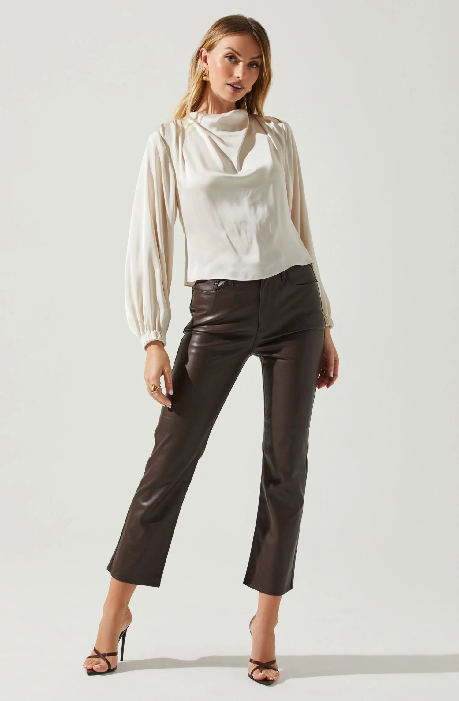 Veronica Satin Cutout Top 2 Veronica Satin Cutout Top - Image 2