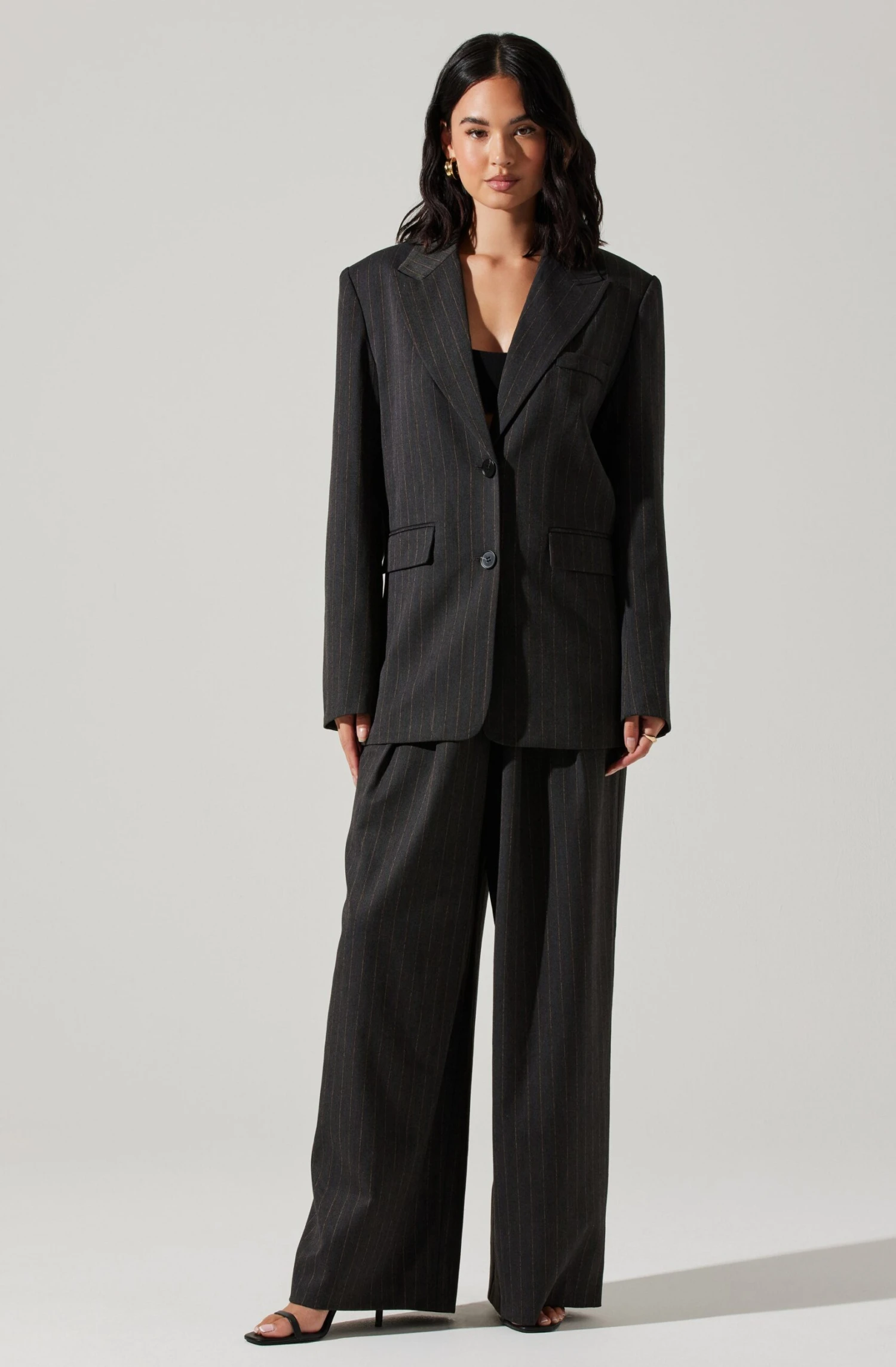 Pauline Pinstripe Oversized Blazer 3 Pauline Pinstripe Oversized Blazer - Image 3