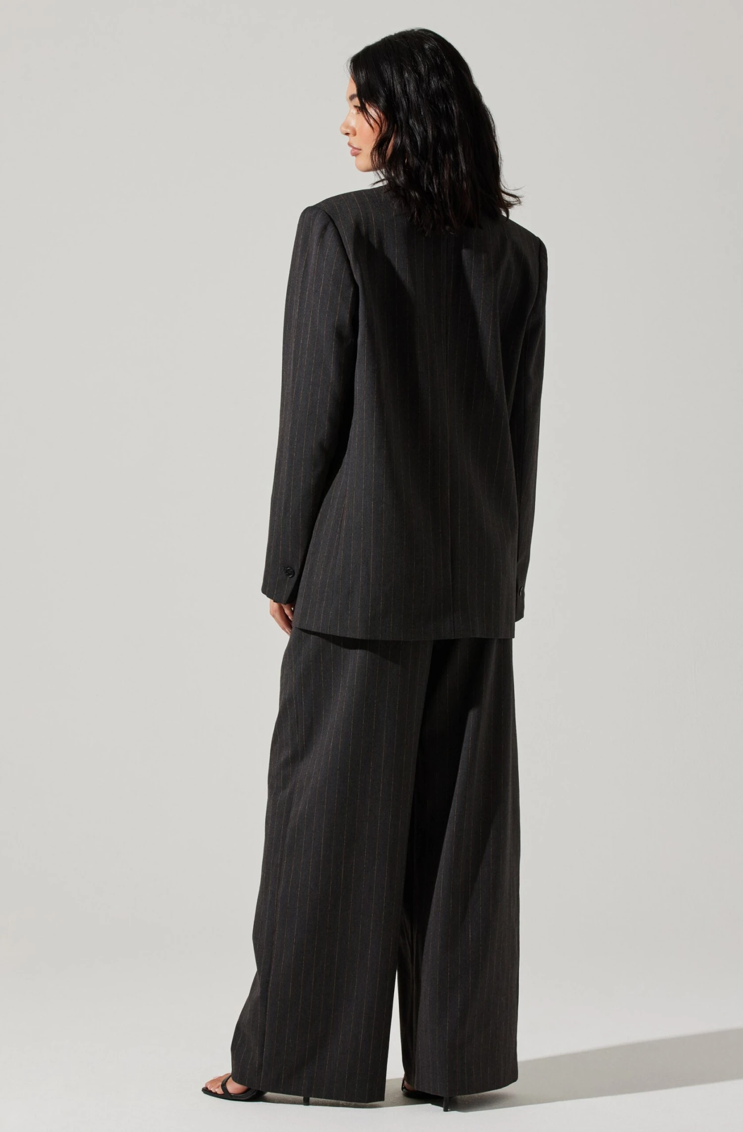 Pauline Pinstripe Oversized Blazer 5 Pauline Pinstripe Oversized Blazer - Image 5