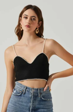 Kira Pearl Embellished Sweater Top 14 Kira Pearl Embellished Sweater Top -Larana Style Shop ACT17886 BLACK 3 scaled