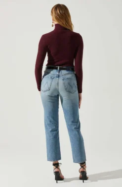 Izabella Turtleneck Cutout Sweater 22 Izabella Turtleneck Cutout Sweater -Larana Style Shop ACT17888 WINE 5 scaled