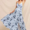 Holland Ruffle Tie Dye Maxi Dress