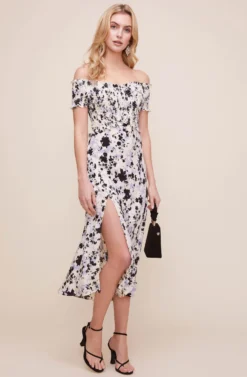 Criss Cross Smock Floral Midi Dress -Larana Style Shop ADR100570 BLUE MULTI 2 84a7dd48 d629 479d 8125 f26a3289f4fc scaled