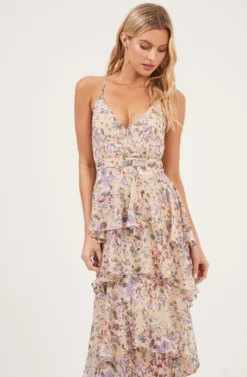 Rosana Floral Tiered Ruffle Maxi Dress -Larana Style Shop ADR100691 YELLOWPURPLEFLORAL 2 d99d105e ddad 4aee 94cb 7ad147ceae17 scaled