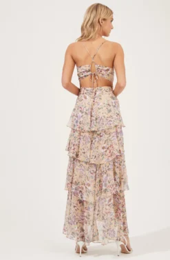 Rosana Floral Tiered Ruffle Maxi Dress -Larana Style Shop ADR100691 YELLOWPURPLEFLORAL 4 aefc167e 7cec 4e4a a1f8 57d60cf78cdd scaled