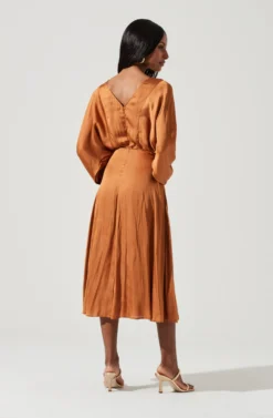 Marin Dolman Sleeve Midi Dress -Larana Style Shop ADR100916 AMBER 1815 scaled