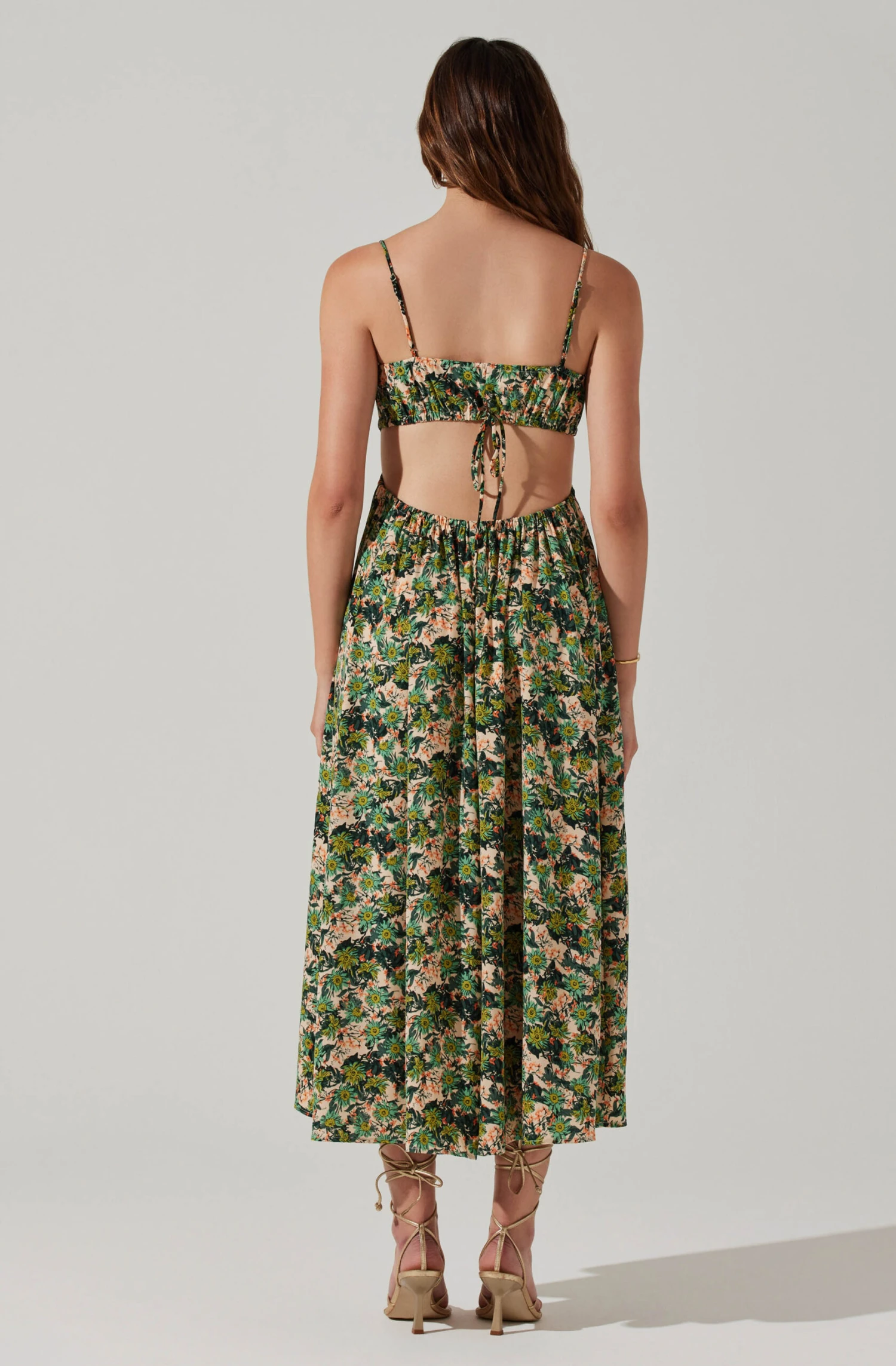 Open Back Floral Midi Dress 6 Open Back Floral Midi Dress - Image 6