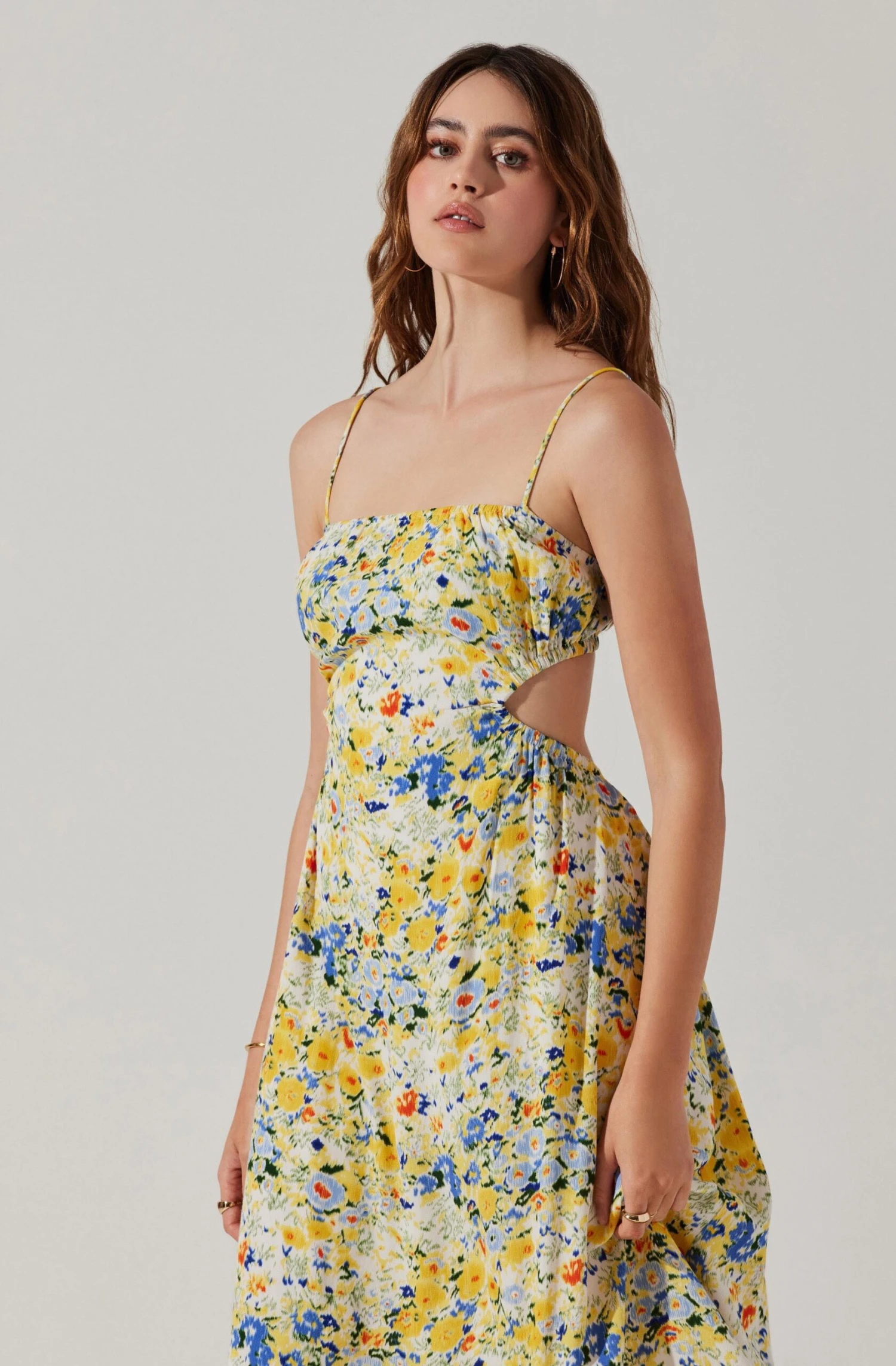 Open Back Floral Midi Dress 10 Open Back Floral Midi Dress - Image 10