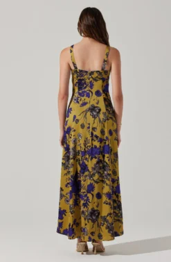 Cutout Ruched Maxi Dress 16 Cutout Ruched Maxi Dress -Larana Style Shop ADR101913 CHARTREUSEINDIGOFL 5 scaled