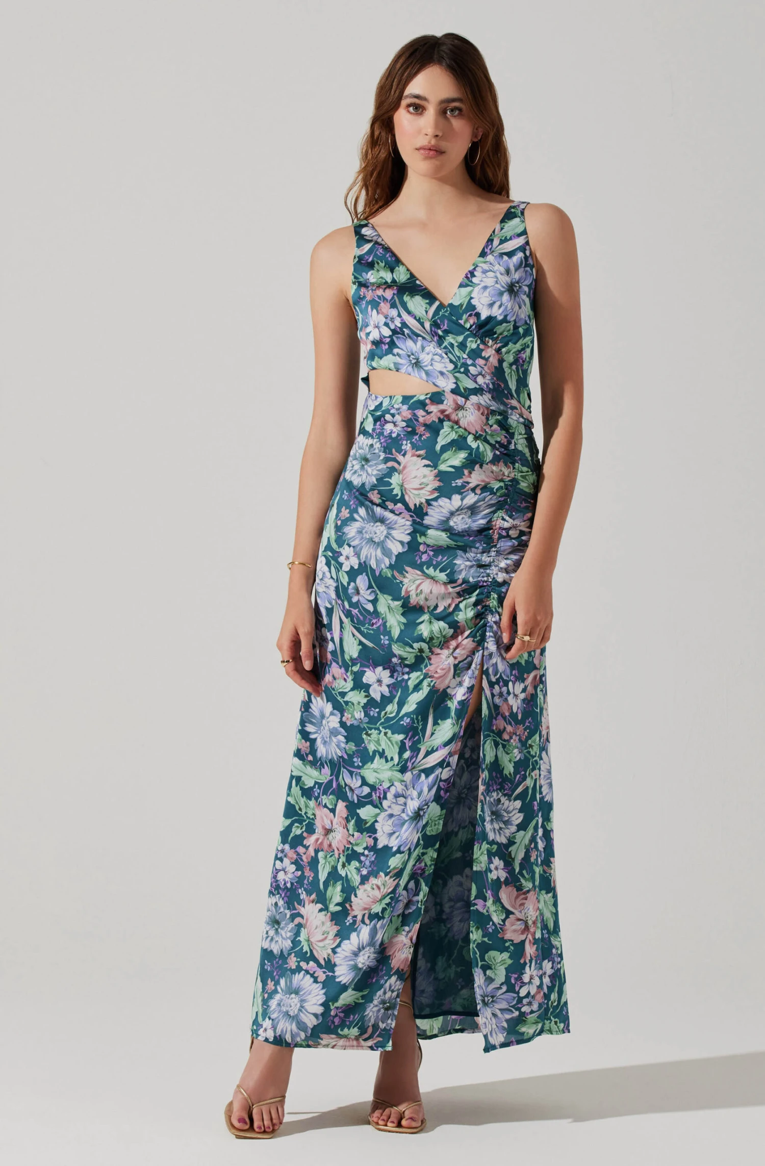 Cutout Ruched Maxi Dress 9 Cutout Ruched Maxi Dress - Image 9