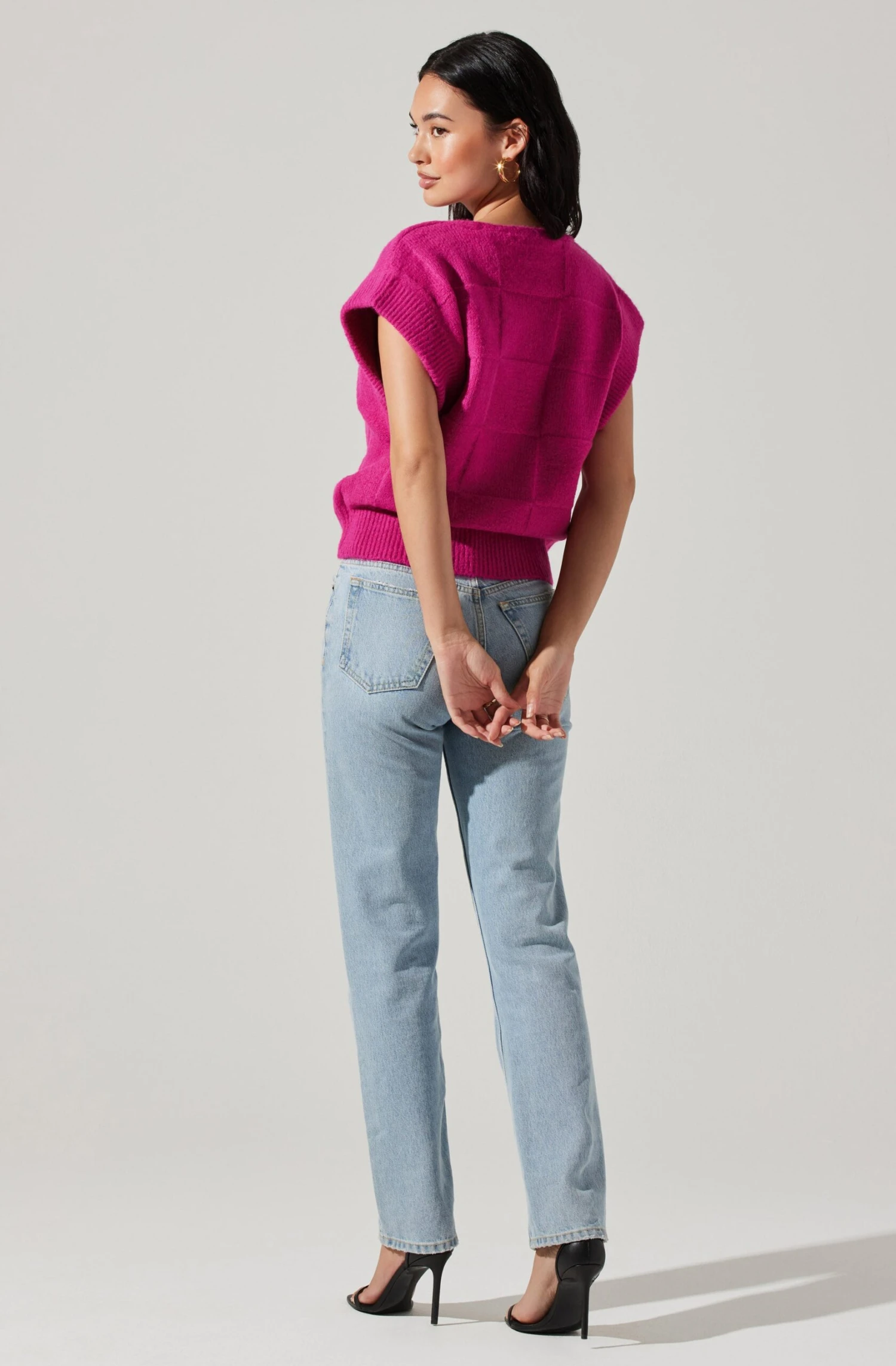 Checkered Sweater Vest 11 Checkered Sweater Vest - Image 11