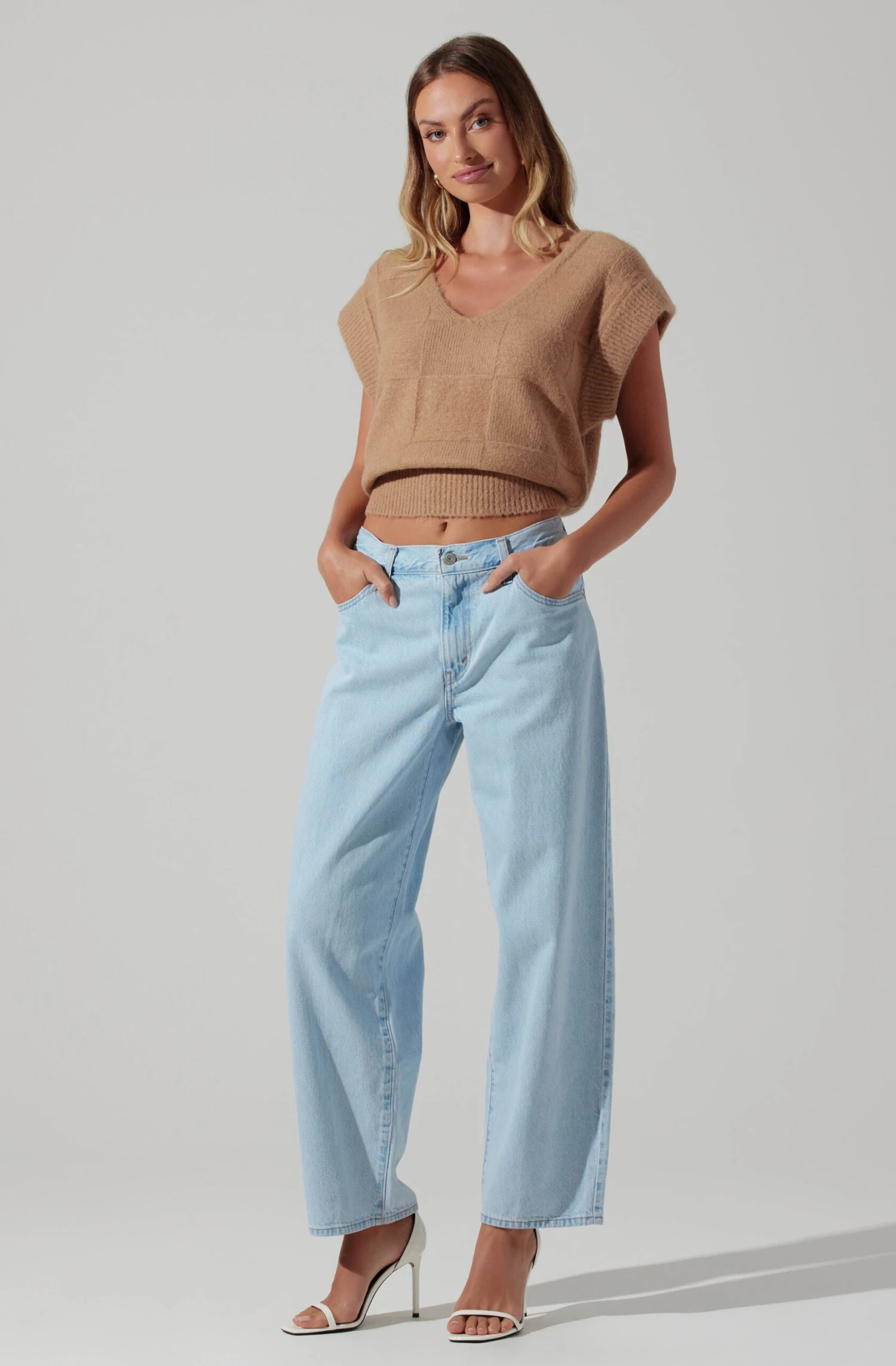 Checkered Sweater Vest 2 Checkered Sweater Vest - Image 2